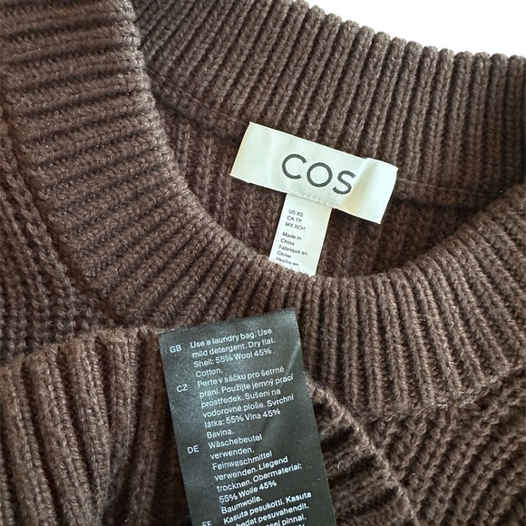 NWT COS Open Knit Wool Sweater - Picture 4 of 9